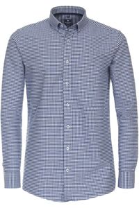 Redmond Casual Regular Fit Overhemd blauw/wit, Ruit