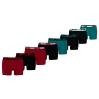 Puma Boxershorts 8-pack Burgundy / Seagreen-M