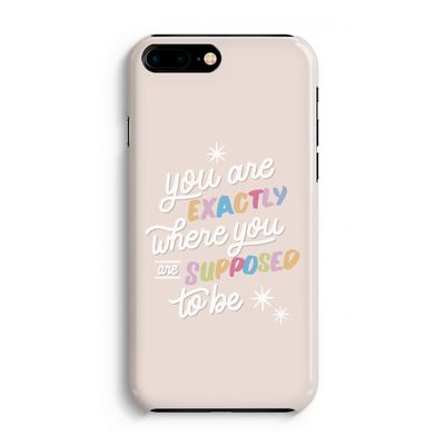 Right Place: iPhone 8 Plus Volledig Geprint Hoesje