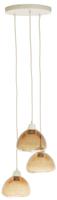 Light & Living Hanglamp Bisho 3-Lamps - Bruin