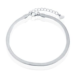 LGT JWLS Enkelband Herringbone Zilver - 4mm