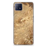 OPPO A53 5G | OPPO A73 5G | TPU | Siliconen hoesje | Marmer Creme