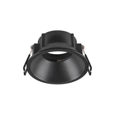SLV InbouwringNew Tria 75 rond zwart - verdiept - zonder fitting - 1007488