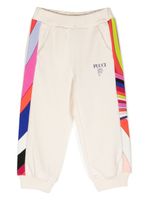 PUCCI Junior pantalon de jogging à bandes contrastantes - Tons neutres