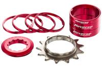 Reverse Single Speed conversie kit 13t Rood Reverse Single Speed conversie kit 13t Rood