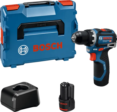 Bosch Blauw GSR 12V-32 Accuschroefboormachine | 2x GBA 12V 2,0 Ah en Lader GAL 12V-20 - 06019N7002