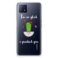 OPPO A53 5G | OPPO A73 5G Telefoonhoesje met Naam Cactus Glad