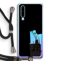 Musketon Painter: Huawei P30 Transparant Hoesje met koord