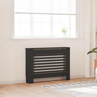 Radiatorombouw 112x19x81,5 cm MDF zwart