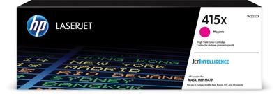 HP toner 415X, 6.000 pagina&apos;s, OEM W2033X, magenta