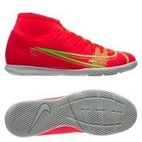 Nike Mercurial Superfly 8 Club IC Spectrum - Rood/Zilver Nike Mercurial Superfly 8 Club IC Spectrum - Rood/Zilver