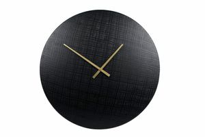 Wandklok Zurich L zwart metaal 55x55x2cm
