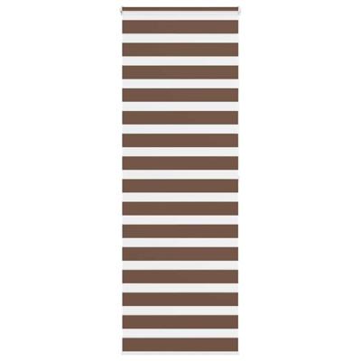 Zebra rolgordijn 90x200 cm stofbreedte 85,9 cm polyester bruin
