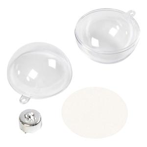 Creativ Company Deco ballen transparant 5cm, 10st.