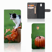 Nokia 3.1 (2018) | Telefoonhoesje | Met pasjeshouder | Kitten