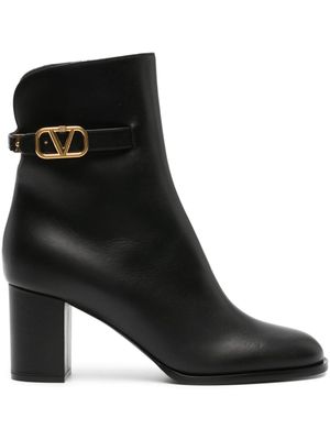 Valentino Garavani ceinture 70 mm en cuir VLOGO Signature - Noir