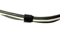 R-Go Tools CT10- Kabel klittenband strips(10 stuks) Bureau Kabelbindmontage Zwart 10stuk(s) - thumbnail