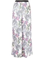 Antonio Marras pantalon ample à fleurs - Blanc