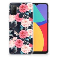 Alcatel 1S (2021) TPU Case Butterfly Roses - thumbnail