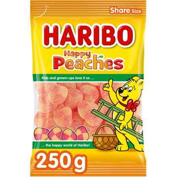 Haribo Happy Peaches 250 g bij Jumbo