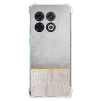 OnePlus 10 Pro Stevig Telefoonhoesje Wood Concrete