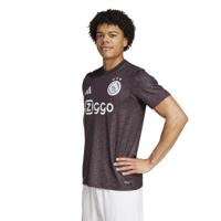 adidas Ajax Pre-Match Trainingsshirt 2024-2025 Zwart Rood Wit - thumbnail