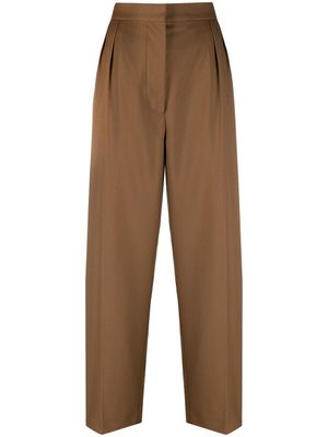 Marni pantalon de tailleur ample - Marron