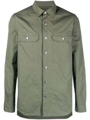 Rick Owens surchemise en coton - Vert