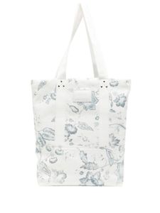 ERDEM sac cabas à patch logo - Blanc