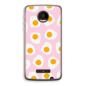 Dancing eggs: Motorola Moto Z Force Transparant Hoesje