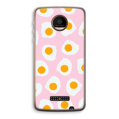 Dancing eggs: Motorola Moto Z Force Transparant Hoesje
