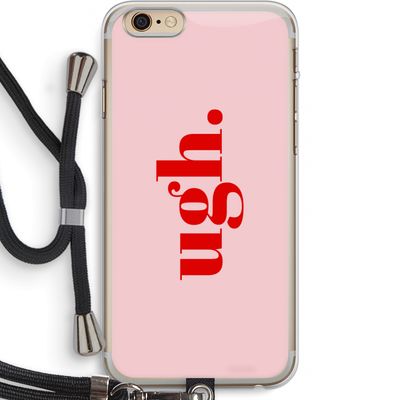 Ugh: iPhone 6 PLUS / 6S PLUS Transparant Hoesje met koord