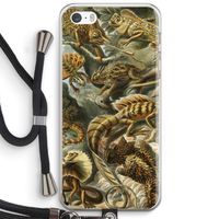 Haeckel Lacertilia: iPhone 5 / 5S / SE Transparant Hoesje met koord