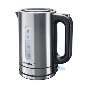 Steba WK 20 INOX waterkoker 1,7 l 2200 W Zwart, Roestvrijstaal