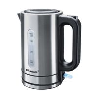 Steba WK 20 INOX waterkoker 1,7 l 2200 W Zwart, Roestvrijstaal