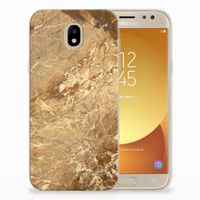 Samsung Galaxy J5 2017 TPU Siliconen Hoesje Marmer Creme