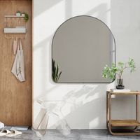 Umbra Spiegel 'Hubba' Arched, 91 x 86cm, kleur Metallic