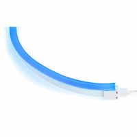 LED Neon Flex Flat Professional blauw 24V 20M met aansluitkabel 110-142
