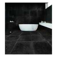 Kerabo North Feeling Vloer- en wandtegel | 90x90 cm | Gerectificeerd | Betonlook | Mat Antraciet