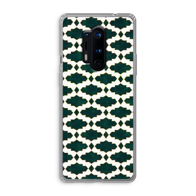 Moroccan tiles: OnePlus 8 Pro Transparant Hoesje