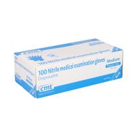Handschoen cmt m nitril blauw
