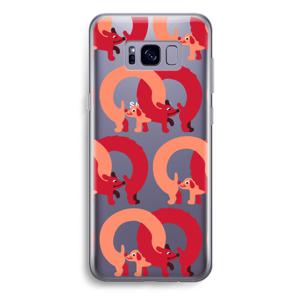 Dogs: Samsung Galaxy S8 Plus Transparant Hoesje