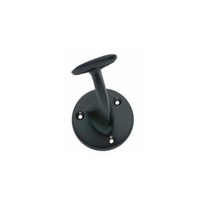 Intersteel leuninghouder - opschroevend - hol zadel - mat zwart