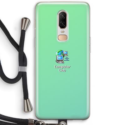Win98: OnePlus 6 Transparant Hoesje met koord