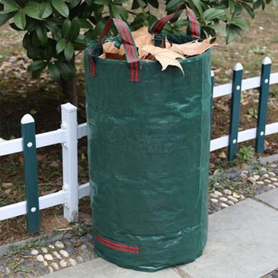 132 gallons 500L PP tuin gevallen bladeren zakken groen Afvalzakken grootte: 80cm x 100cm