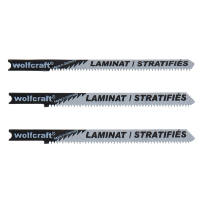 Wolfcraft Decoupeerzaagbladen | T-schacht | HCS | Set voor B&D | 3 stuks - 2674000