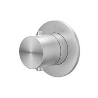 Afbouwdeel IVY Concord Inbouw Stopkraan Symmetry Met Rond Rozet Geborsteld RVS316 IVY