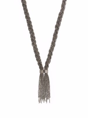 Aurelie Bidermann collier sautoir Miki - Noir