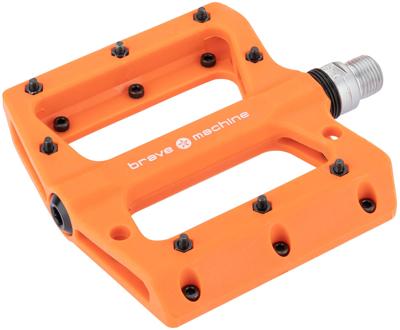 BRAVE Platf.pedal dirt2 orange