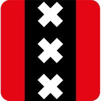 Stad Amsterdam logo onderzetters / bierviltjes - 15x stuks - van karton - feestartikelen - thema Stad Amsterdam logo onderzetters / bierviltjes - 15x stuks - van karton - feestartikelen - thema